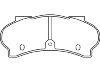 Bremsbelagsatz, Scheibenbremse Brake Pad Set:4245.74